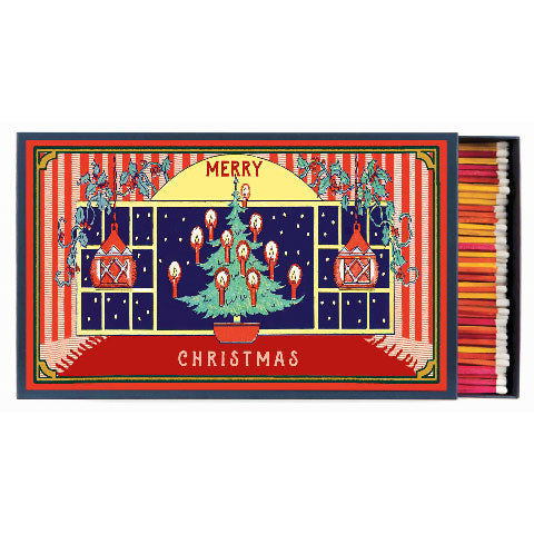 Giant Box of Matches with "Merry Christmas" On It