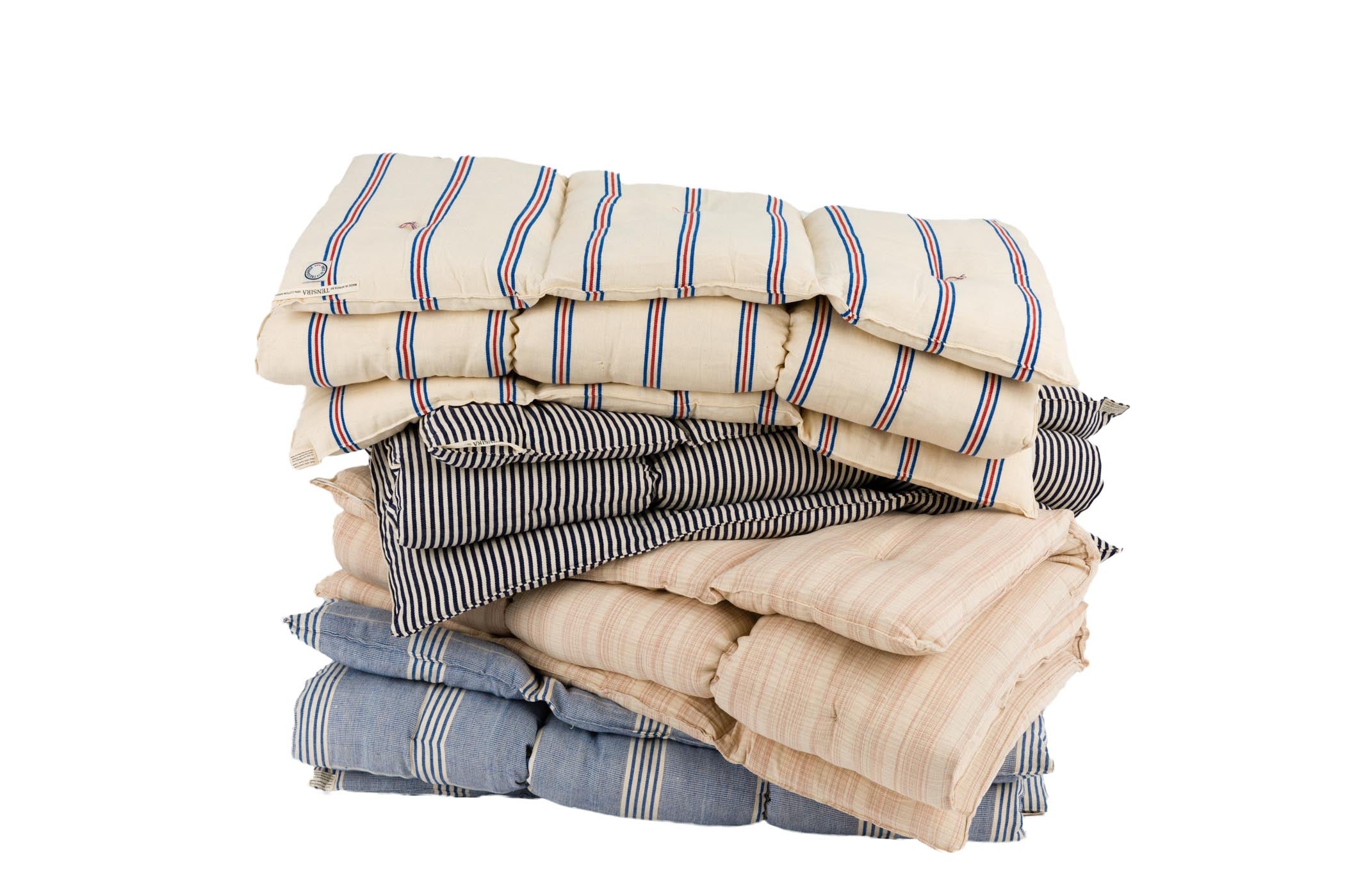 Stack of Tensira Kapok Mattresses
