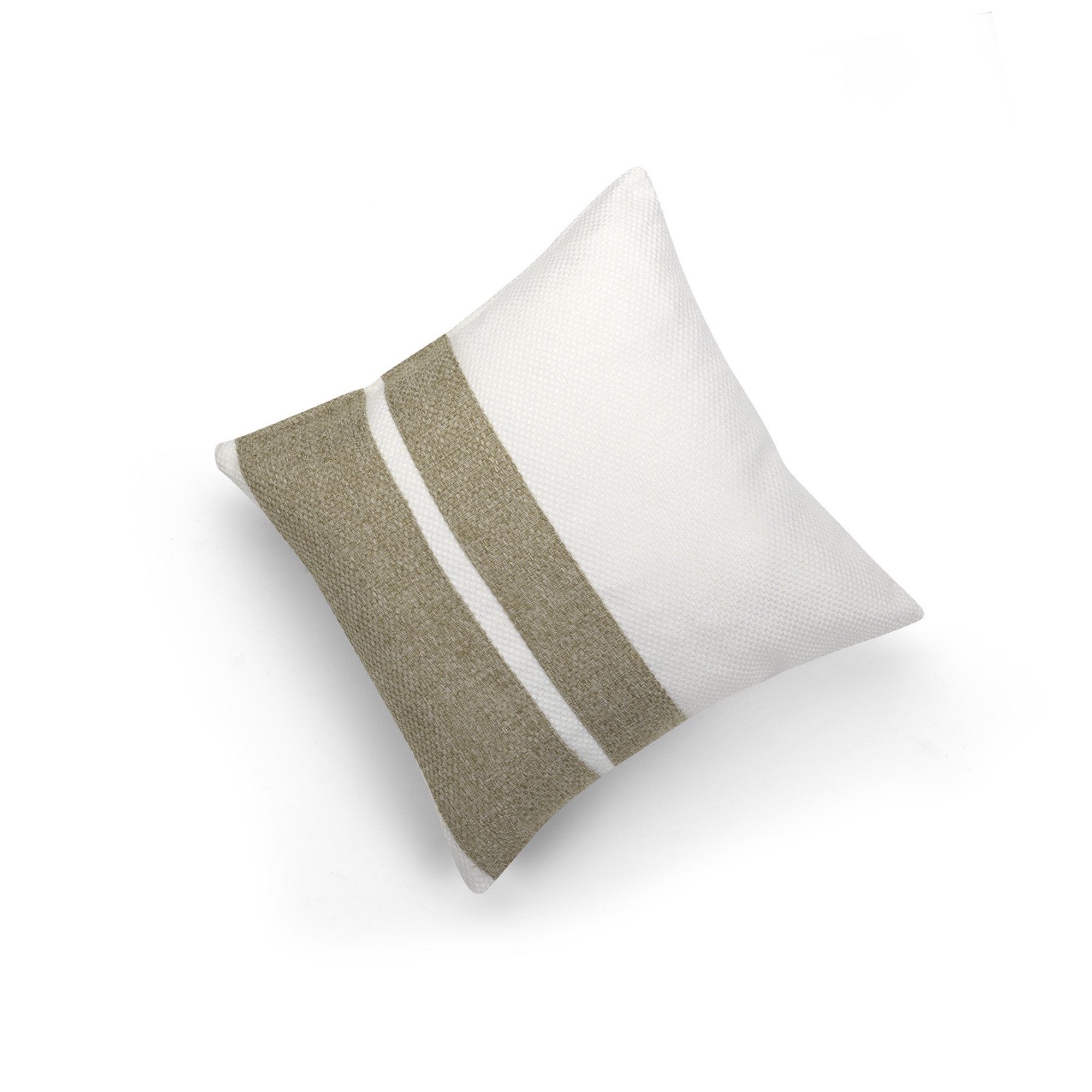 Themis Z handmade cushion adorned with a hand-stitched pattern.