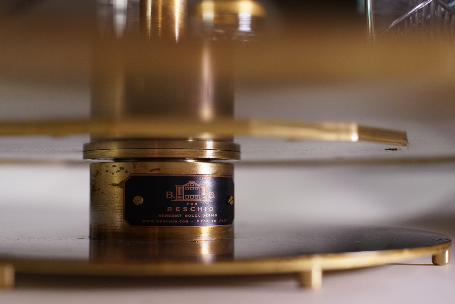 A Double-decker Carousel Lazy Susan by B.B. for Reschio