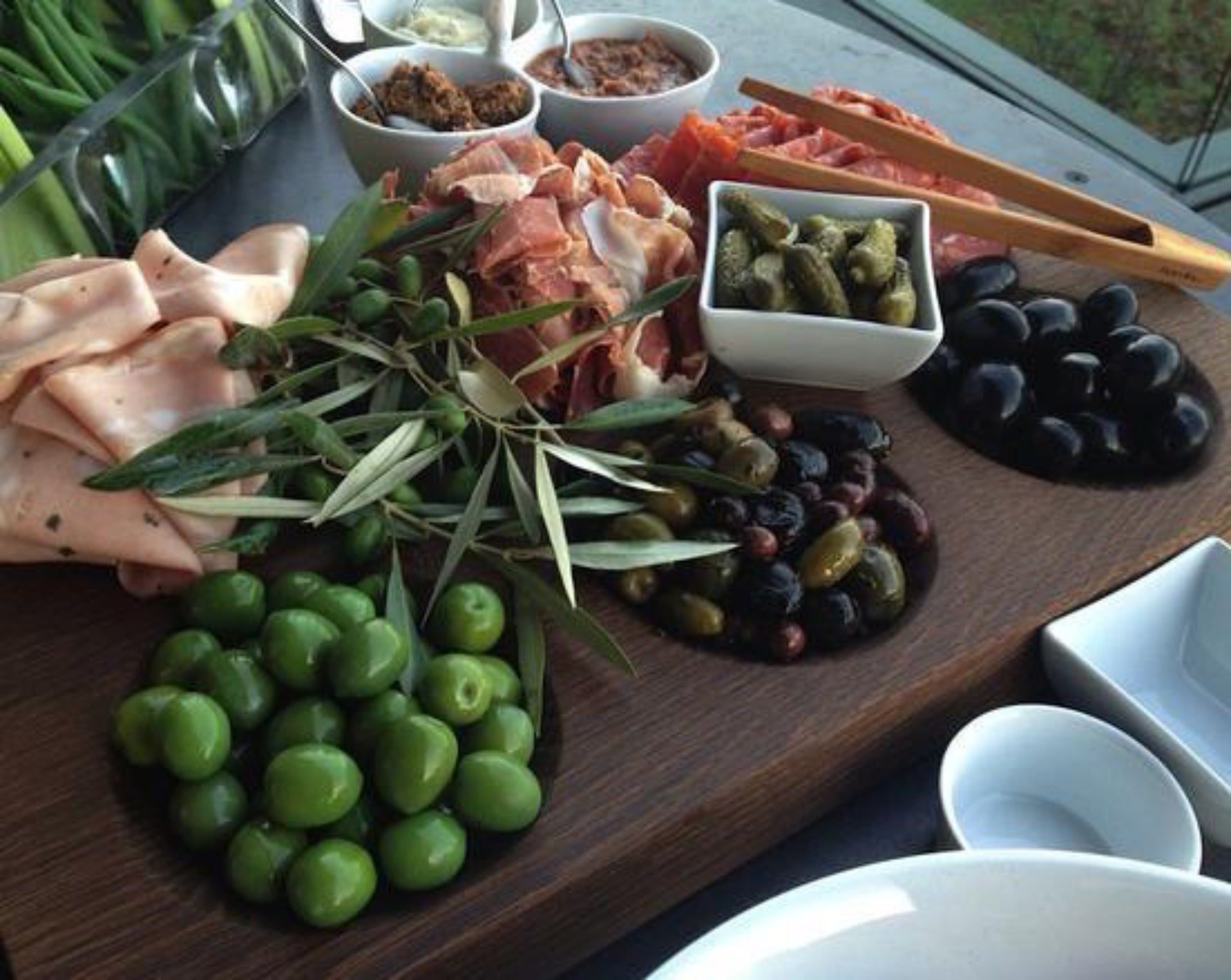 Fumed Oak Dip Board by Wooden Palate