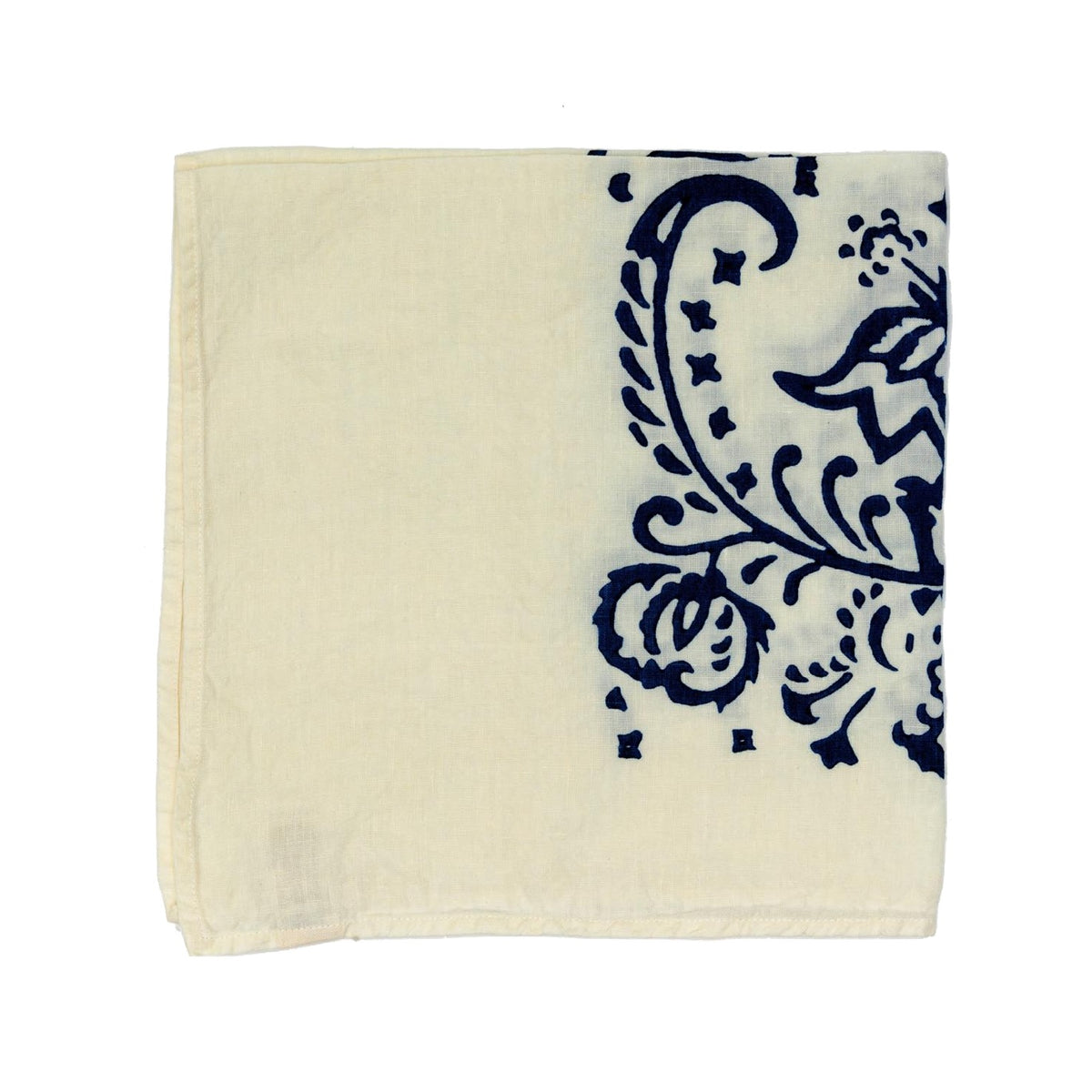 Stamperia Bertozzi Maiolica Linen Napkin