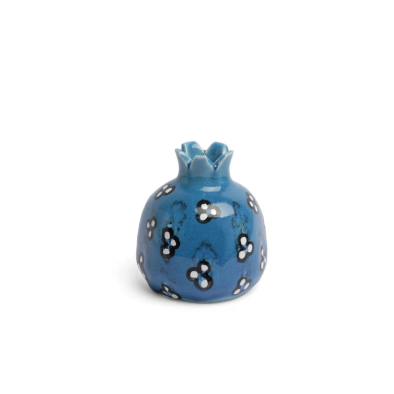 Malaika Pomegranate Candle Holder Turquoise