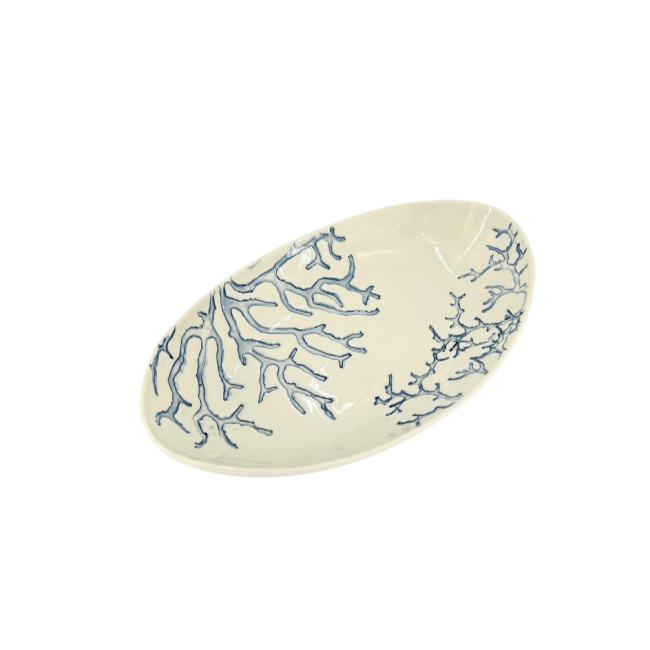Via Coquina x Stamperia Bertozzi Orione Barchetta Serving Bowl - Thumbnail 4