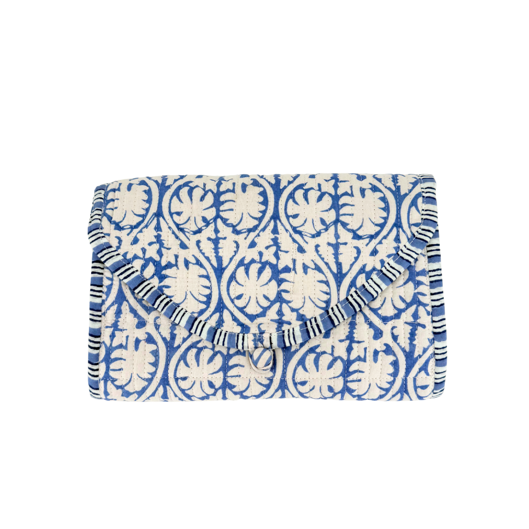 Via Coquina Quilted Travel Jewelry Roll - Thumbnail 5