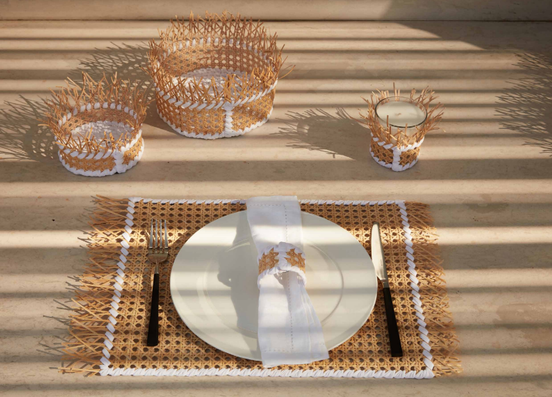 Wicker Fringe Placemat - Thumbnail 3