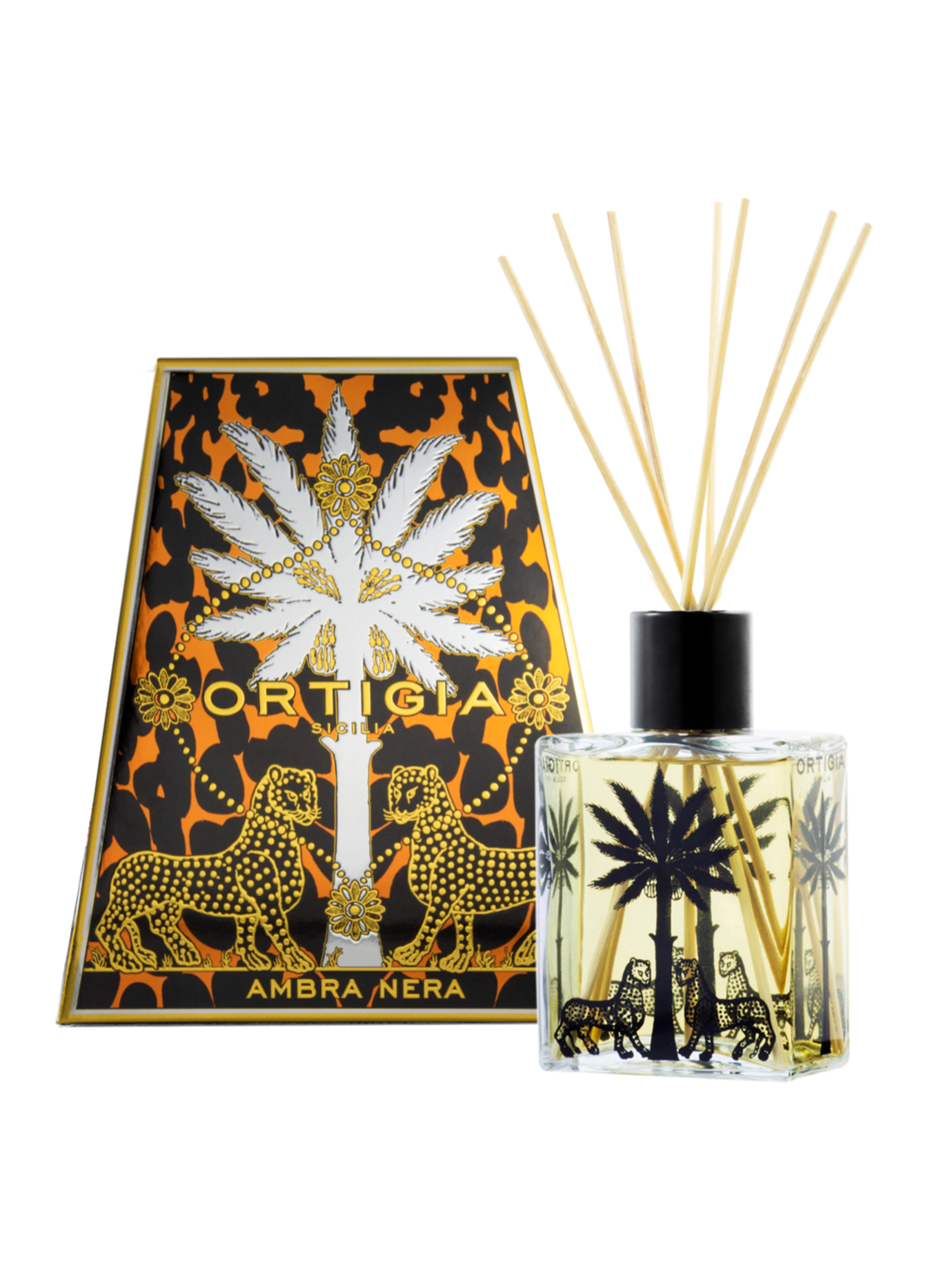 Ortigia Sicilia Ambra Nera Palma Perfume Diffuser - Thumbnail 3