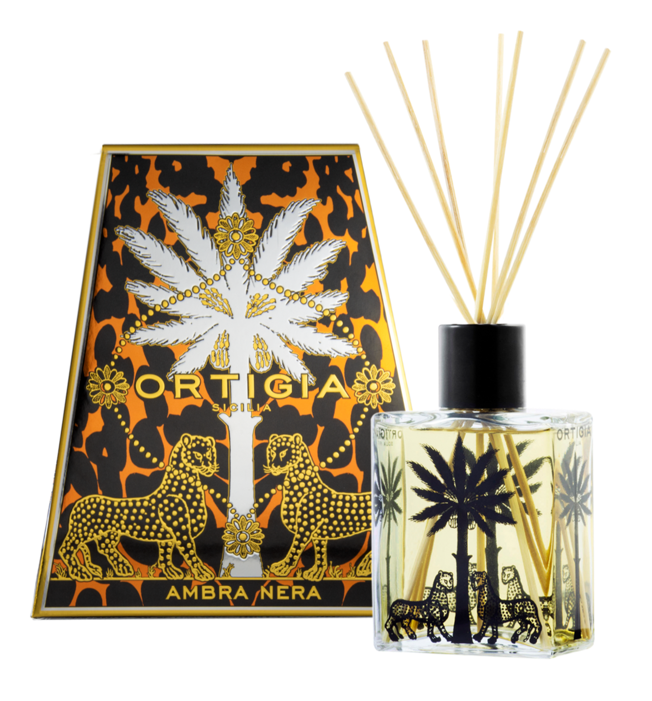 Ortigia Sicilia Ambra Nera Palma Perfume Diffuser - Thumbnail 4