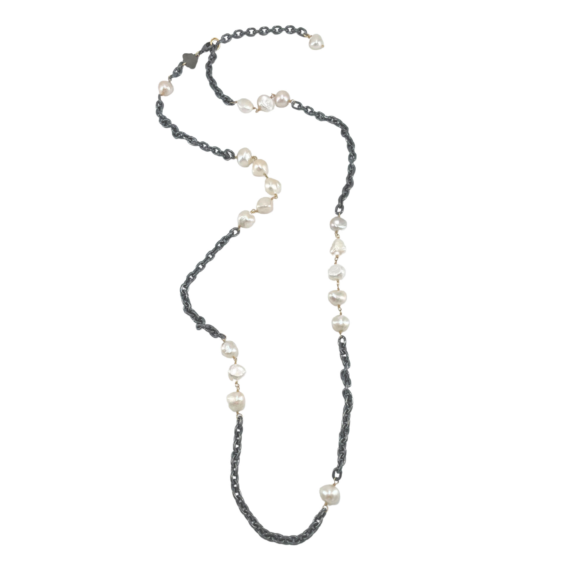 Grazia & Marica Vozza Chain with Freshwater Pearl