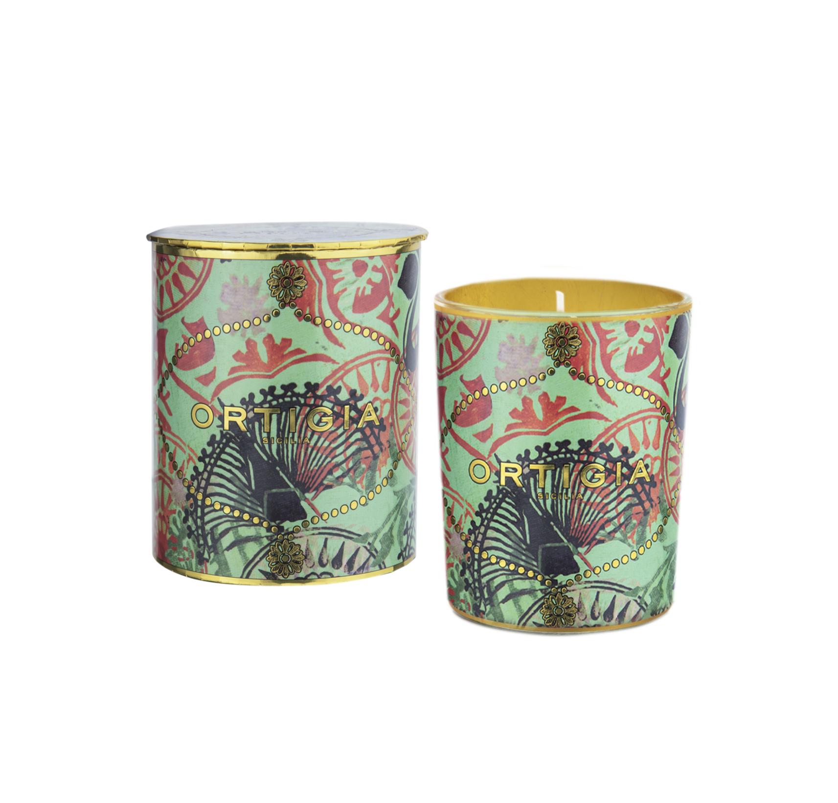 Ortigia Sicilia Fico d'India Decorated Candle Large - Thumbnail 2