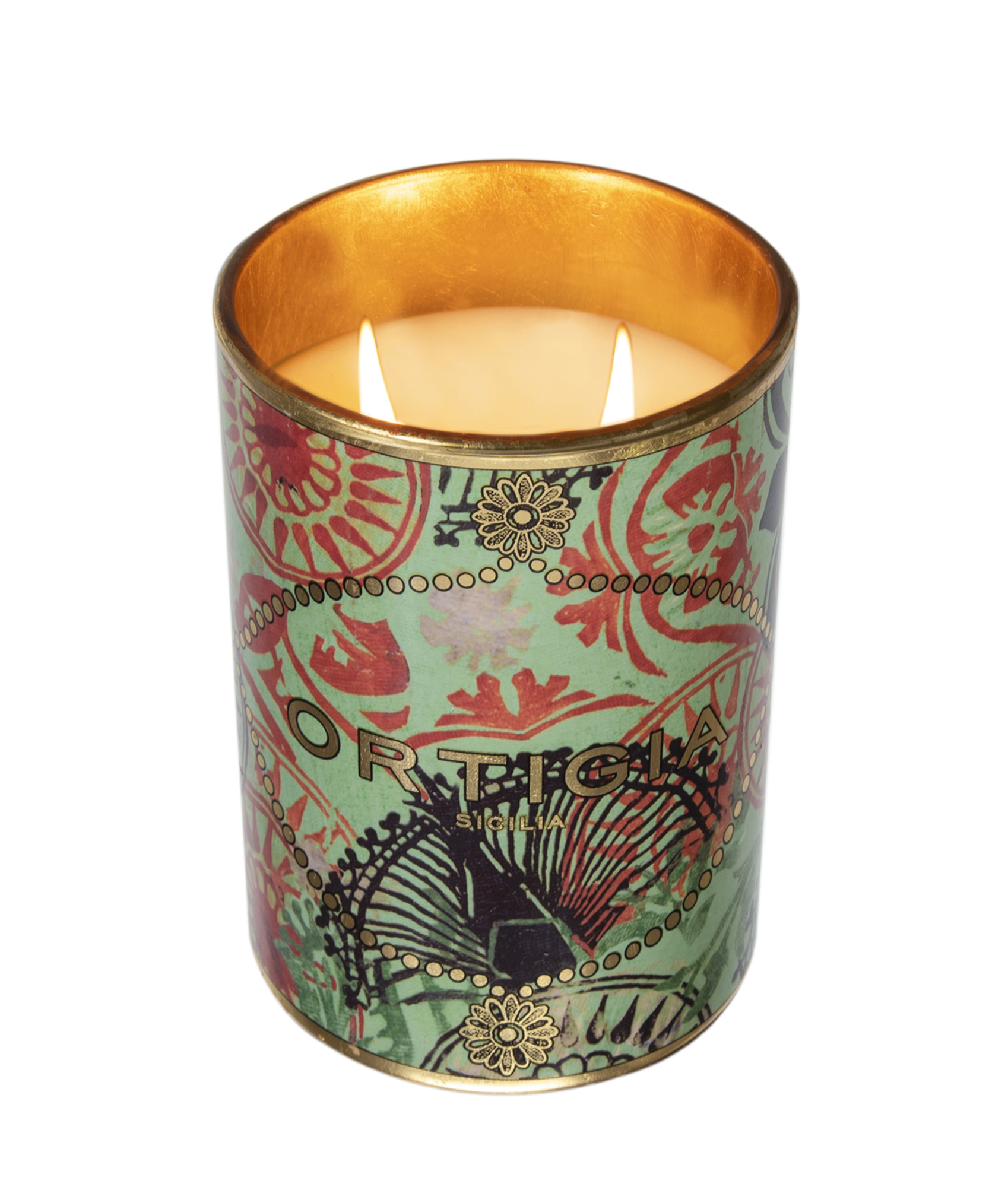 Ortigia Sicilia Fico d'India Decorated Candle Large