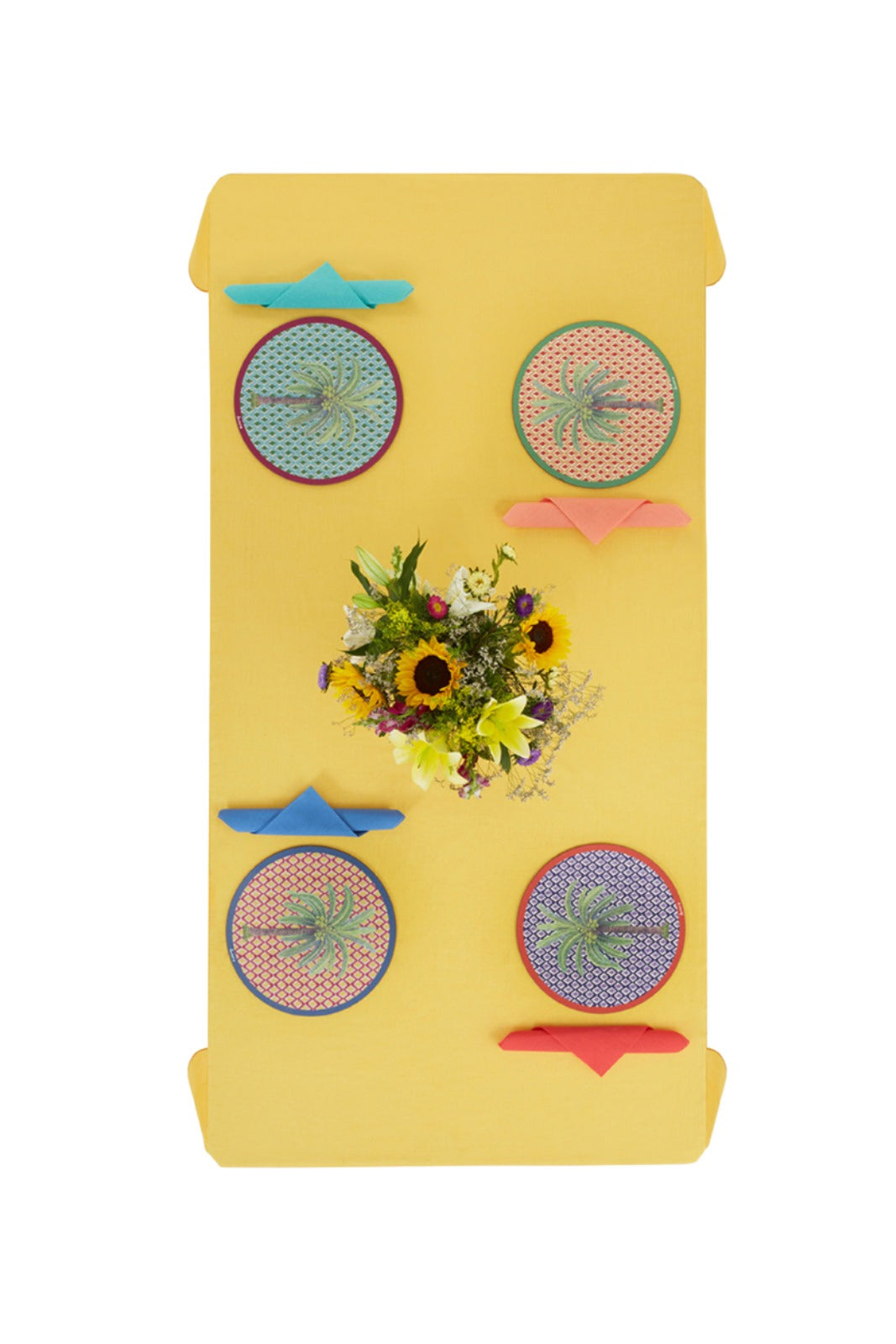 Lisa Corti Masonite Palma Green Placemat - Thumbnail 3