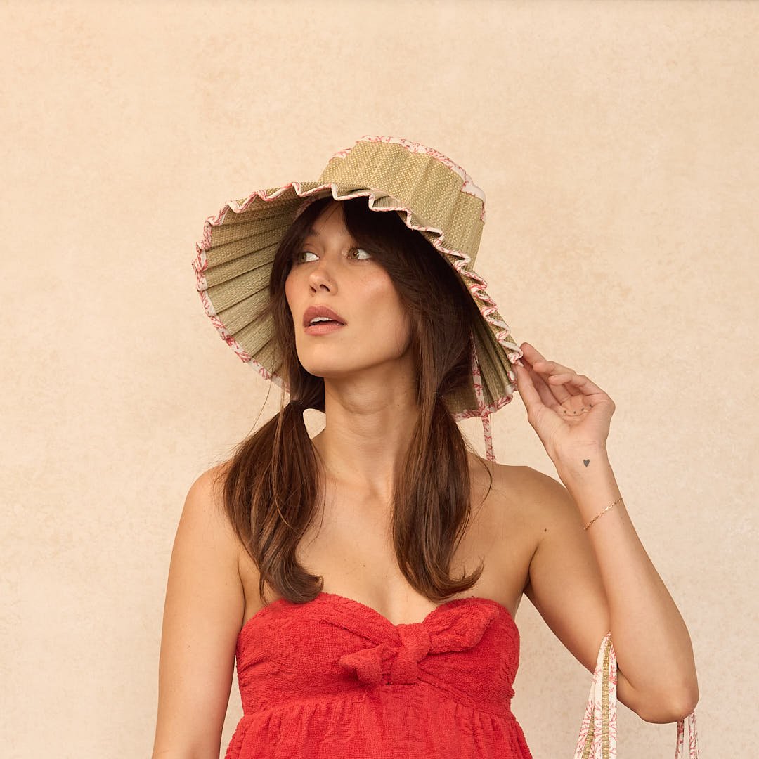 【LORNA MURRAY】Adult Capri Positano / M Capri Hat - Positano - Maxi – Little Cove Collective