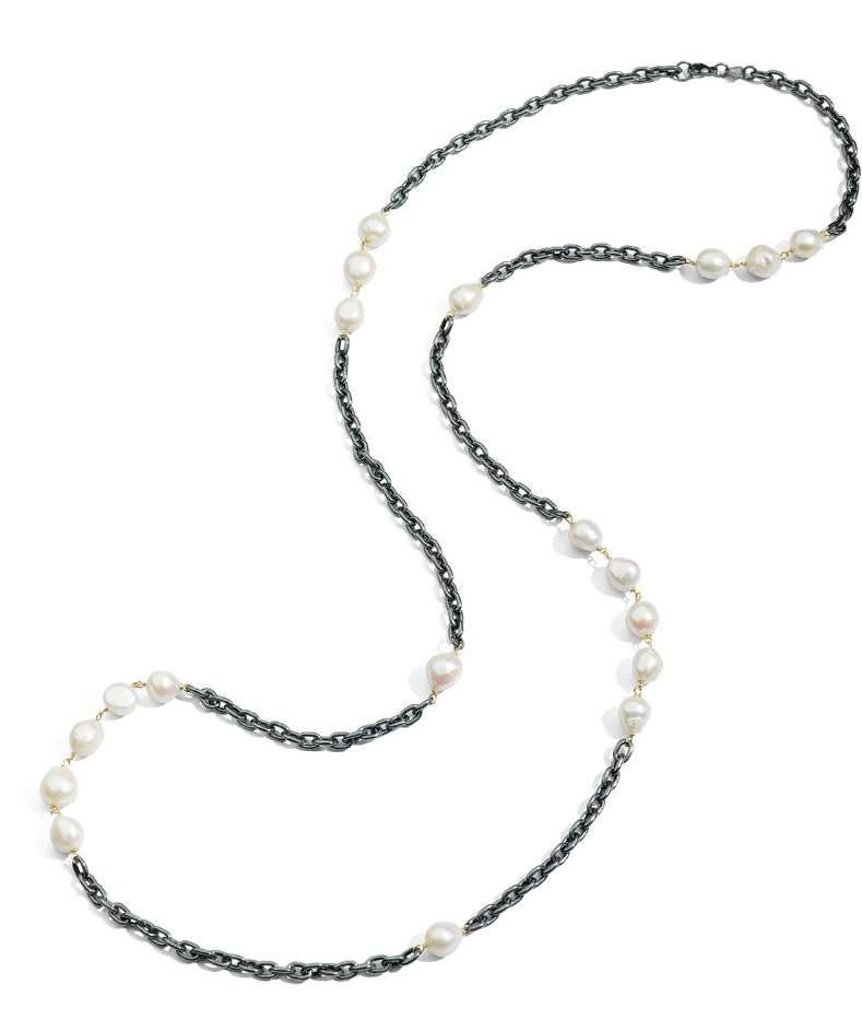 Grazia & Marica Vozza Chain with Freshwater Pearl