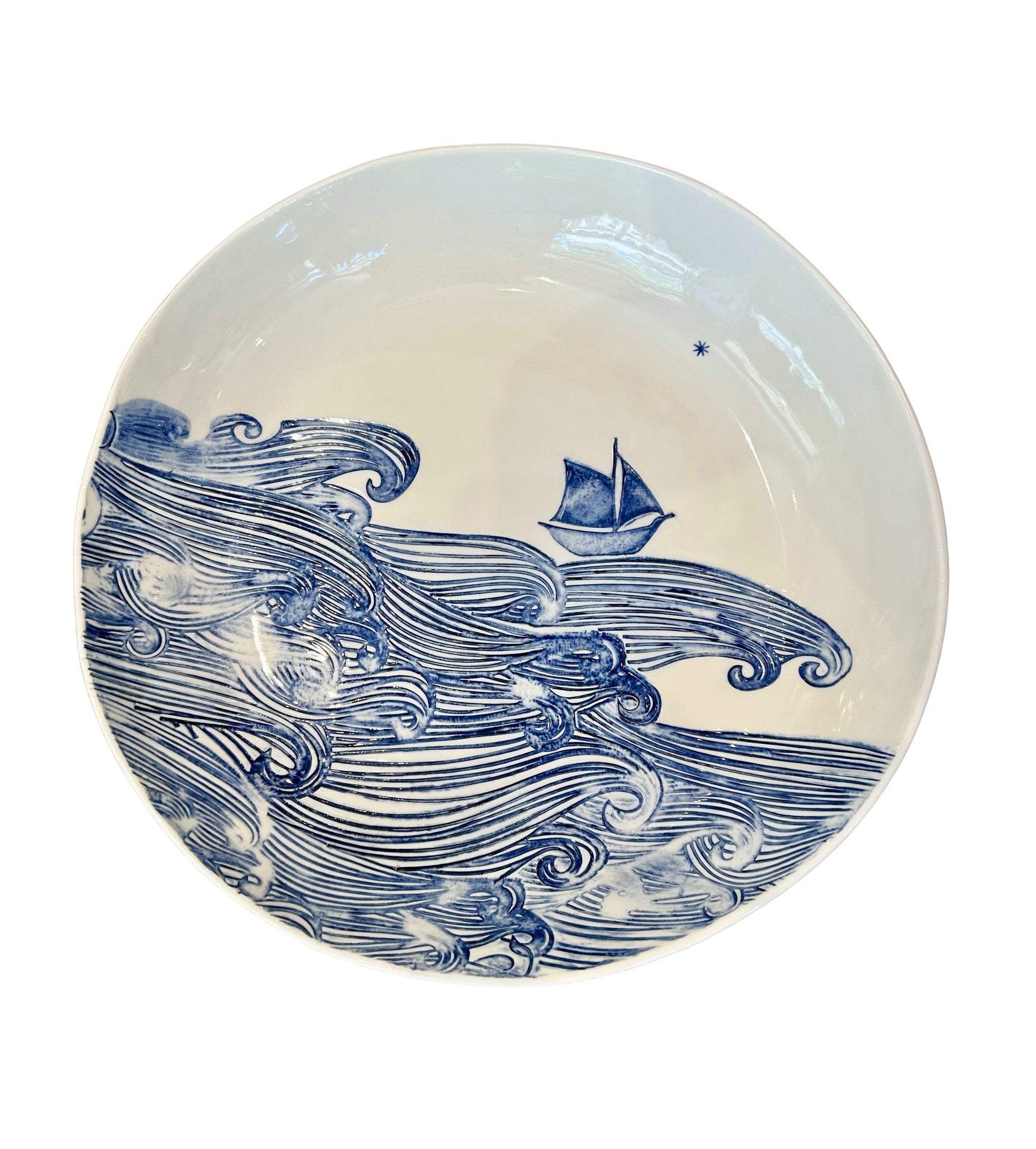 Via Coquina x Stamperia Bertozzi Orione Serving Bowl Medium