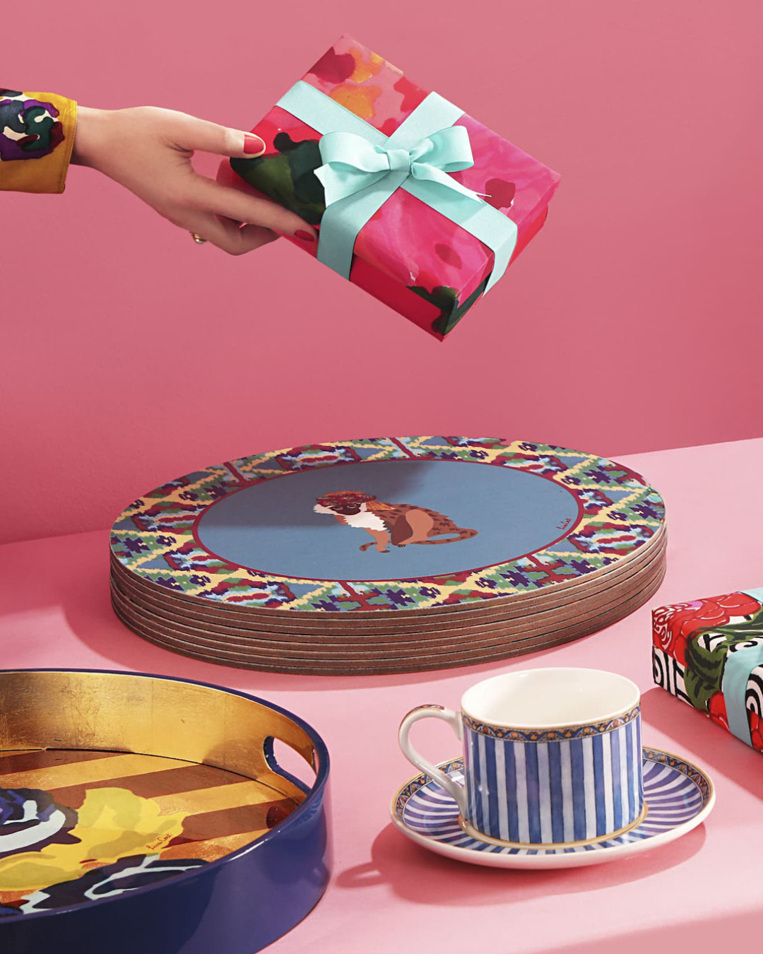 Lisa Corti Masonite Sughero Safarikat Placemat - Thumbnail 3