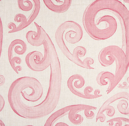 Themis Z Peacock Two-Tone Pink Linen Napkin - Thumbnail 2