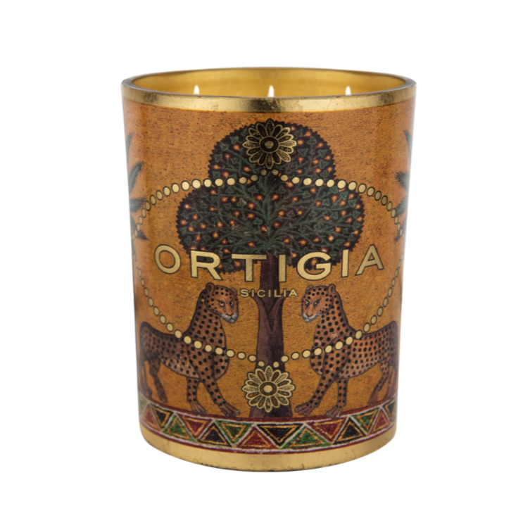 Ortigia Sicilia Zagara Decorated Candle