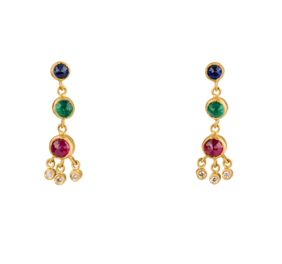 Via Coquina | Kaleidoscope Gemstone Earrings