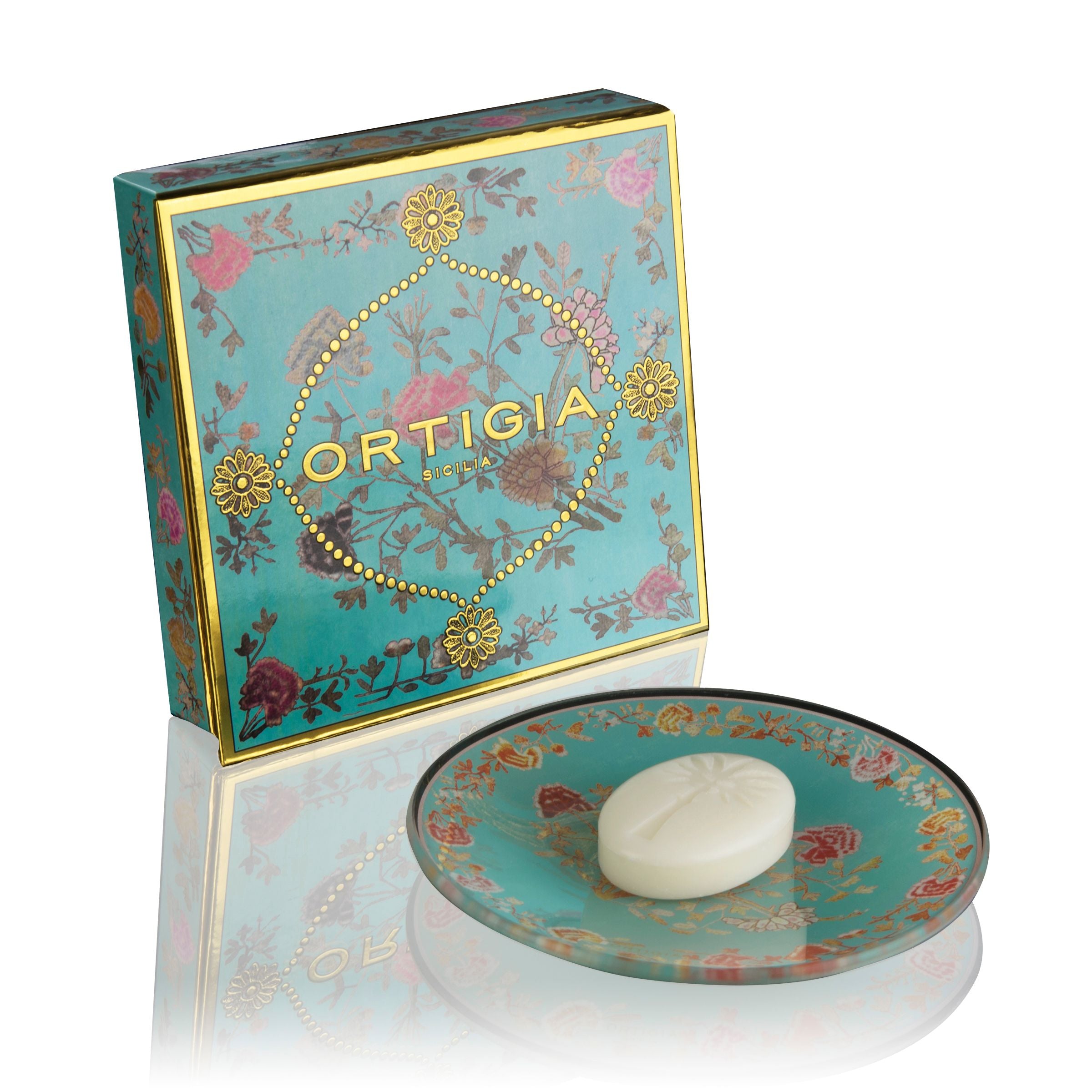 Ortigia Sicilia Florio Glass Dish and Soap